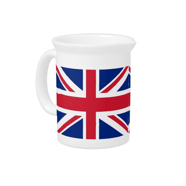 United Kingdom Flag Pitcher (Left)