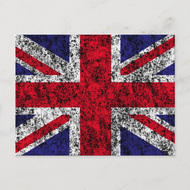 united kingdom flag postcard (Front)