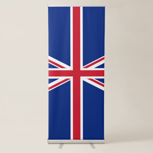 United Kingdom flag Retractable Banner (Front)