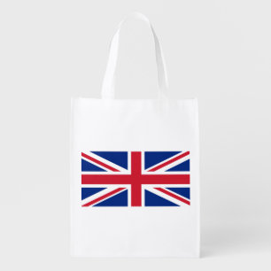 United Kingdom flag Reusable Grocery Bag