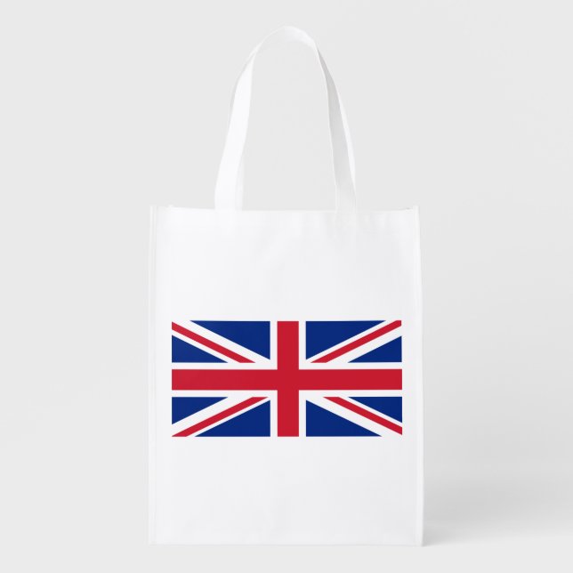 United Kingdom flag Reusable Grocery Bag (Front)