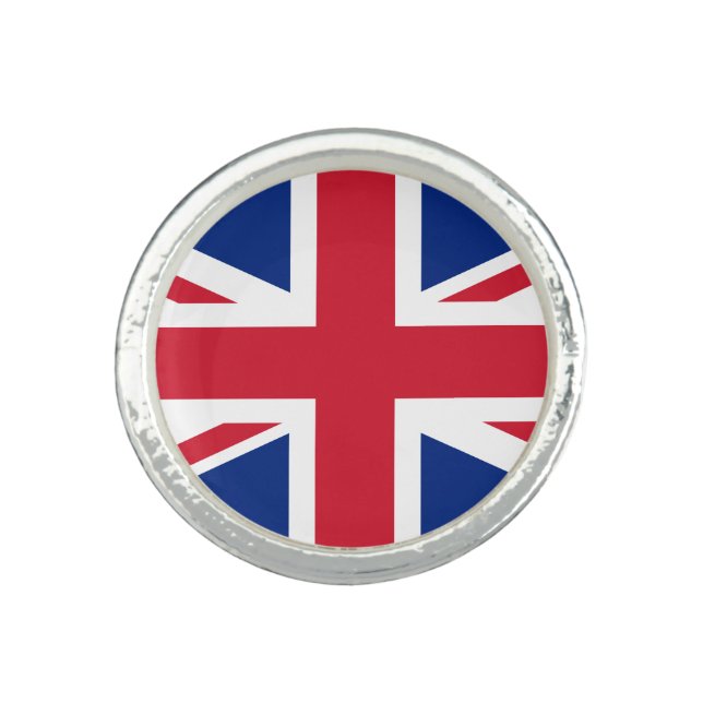 United Kingdom flag Ring (Front)