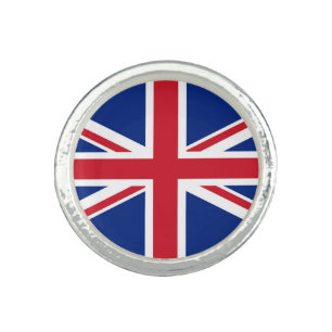United Kingdom flag Ring