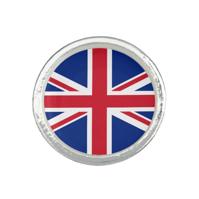 United Kingdom flag Ring (Front)
