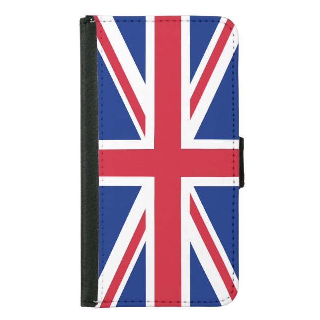 United Kingdom Flag Samsung Galaxy Wallet Case (Front)