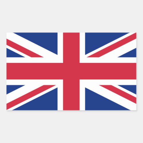 United Kingdom Flag Stickers Rectangular Sticker