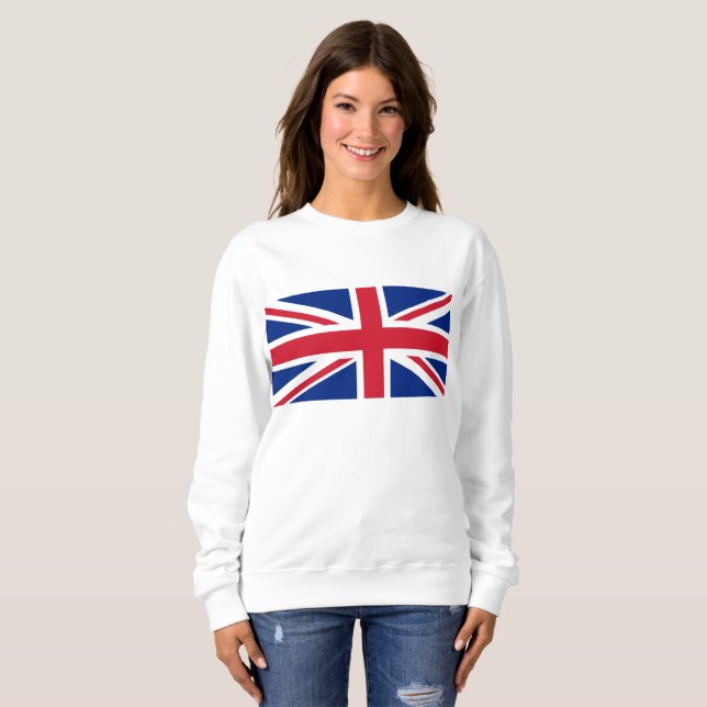 United Kingdom flag Sweatshirt (Front Full)