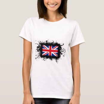 United Kingdom Flag T-shirt by TheArtOfPamela at Zazzle