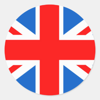 United Kingdom Flag T-shirts and Gifts Classic Round Sticker