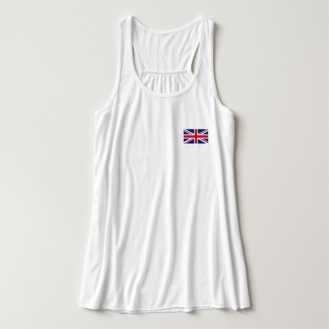 United Kingdom flag Tank Top (Design Front)