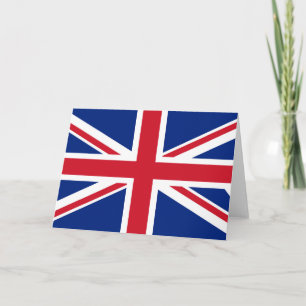 United Kingdom flag Thank You Card