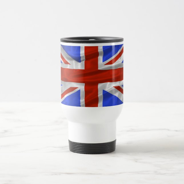 United Kingdom Flag Travel Mug (Center)