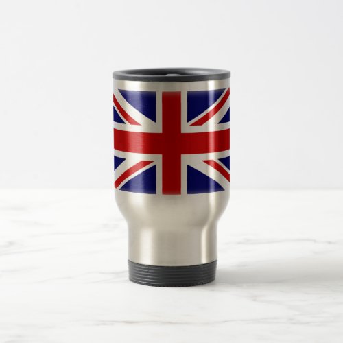 United Kingdom Flag Travel Mug