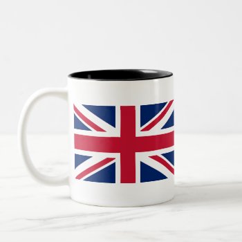 United Kingdom Flag Two-tone Coffee Mug by BlakCircleGirl at Zazzle