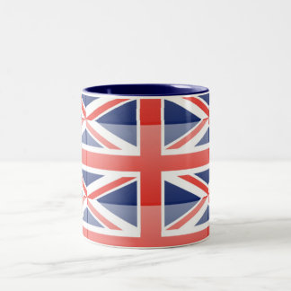 United Kingdom Flag Two-Tone Coffee Mug
