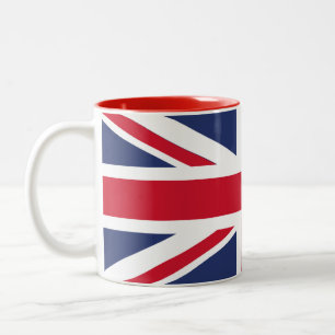 United Kingdom Flag Two-Tone Coffee Mug