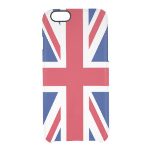 United Kingdom Flag Clear iPhone 6/6S Case