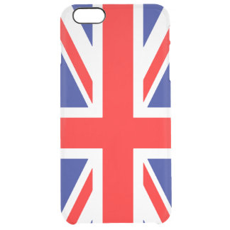 United Kingdom flag Clear iPhone 6 Plus Case