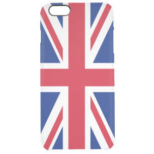 United Kingdom Flag Clear iPhone 6 Plus Case