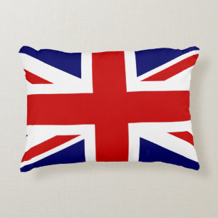 United Kingdom Flag / Union Jack Accent Pillow
