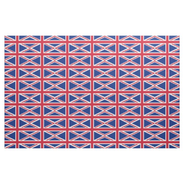 United Kingdom flag Union Jack pattern Fabric (Fat Quarter)