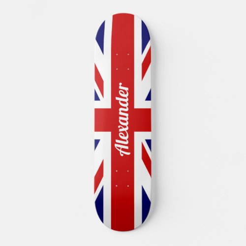 United Kingdom Flag  Union Jack  Personalised Skateboard