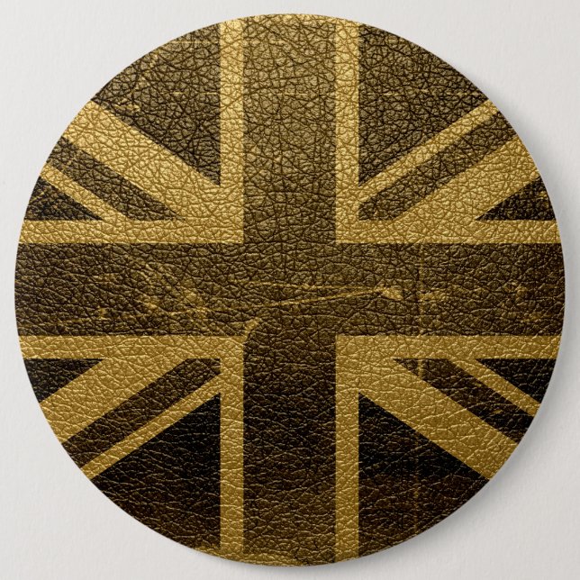 United Kingdom Flag Vintage #2 Button (Front)