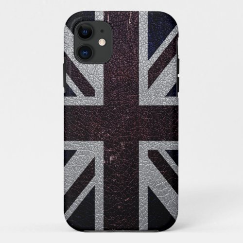 united kingdom flag vintage 3 iPhone 11 case