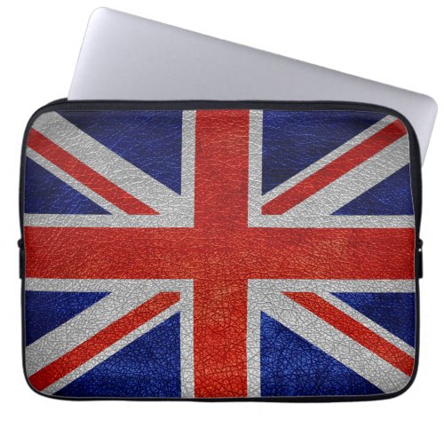 United Kingdom Flag Vintage Laptop Sleeve