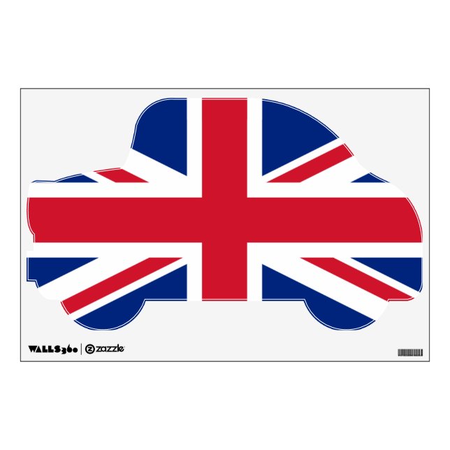 United Kingdom Flag Wall Sticker (Front)