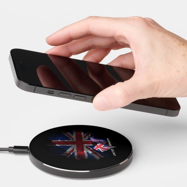 United Kingdom Flag Wireless Charger (Hand)