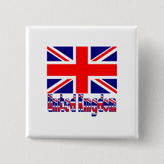 United Kingdom Flag & Word Button