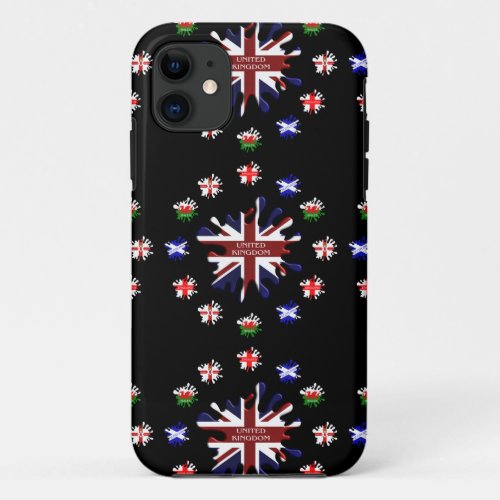 United Kingdom Flags iPhone 11 Case