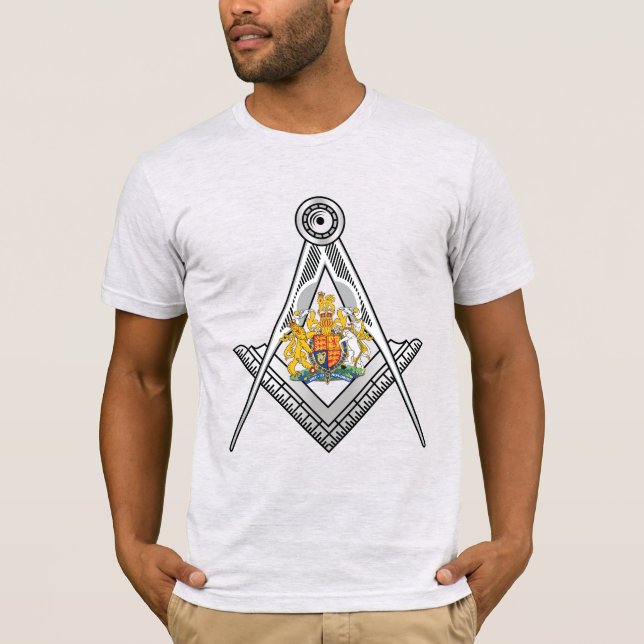 United Kingdom freemasonry sign T-Shirt (Front)