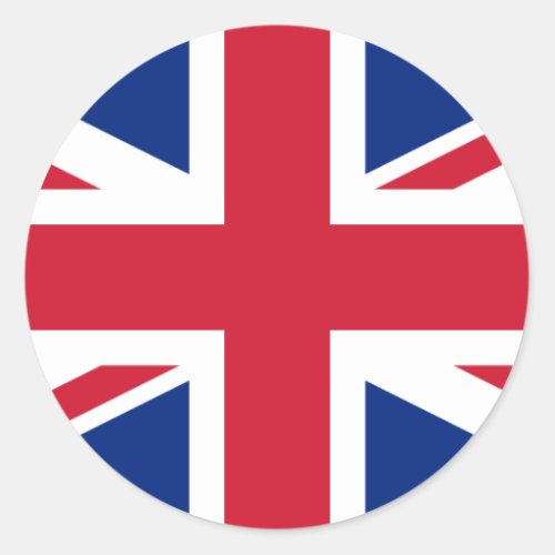 United Kingdom GB Classic Round Sticker