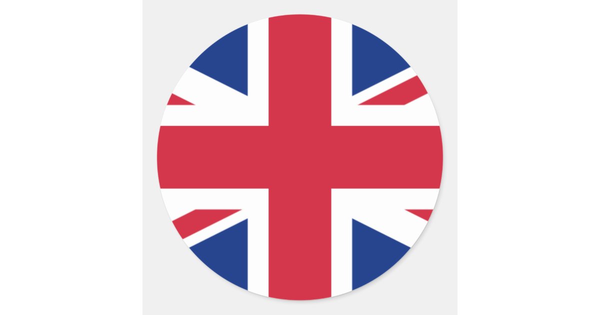 united kingdom gb classic round sticker zazzle com disney christmas return address labels