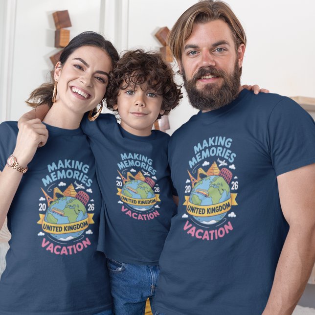 United Kingdom Group Matching Vacation Memory  T-Shirt (Creator Uploaded)