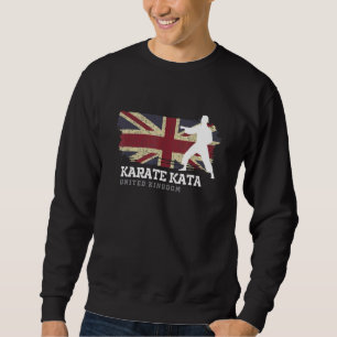 United Kingdom Karate Kata Martial Arts Karate Sweatshirt