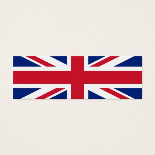 Customizable United Kingdom National Flag Business Cards