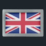 United Kingdom National Flag Belt Buckle<br><div class="desc">National flag of Great Britain & Northern Ireland This flag, also known as the Union Jack or Union Flag, originated in 1801 with the union of Great Britain and Ireland. It consists of a combination of the flags of England, Scotland and Ireland, and has a 2:1 ratio (although a version...</div>
