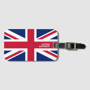 United Kingdom National Flag Patriotic Luggage Tag
