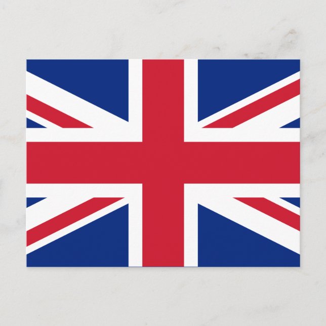 United Kingdom National Flag Postcard (Front)