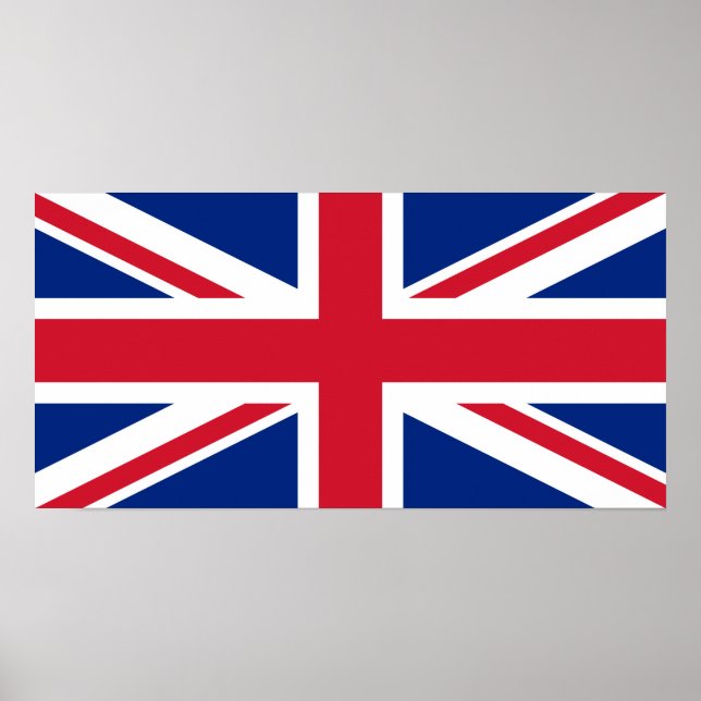 United Kingdom National Flag Poster (Front)