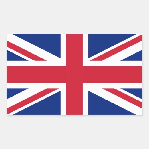 United Kingdom National Flag Rectangular Sticker