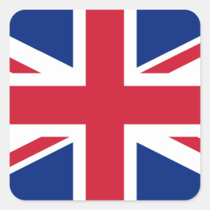 United Kingdom National Flag Square Sticker