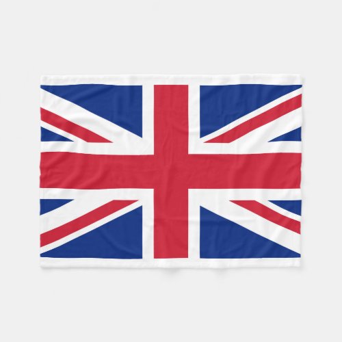 United Kingdom National World Flag Fleece Blanket