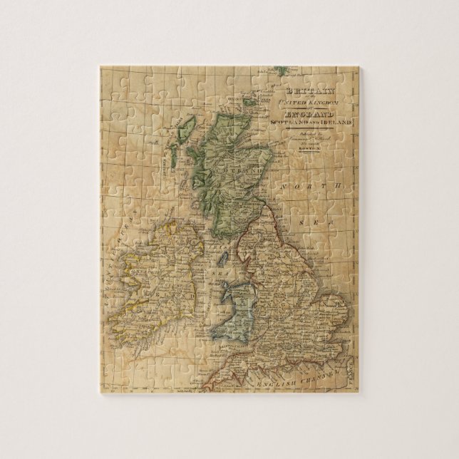United Kingdom of England, Scotland and Ireland Jigsaw Puzzle (Vertical)