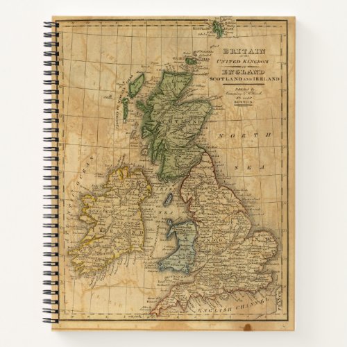 United Kingdom of England Scotland and Ireland Notebook