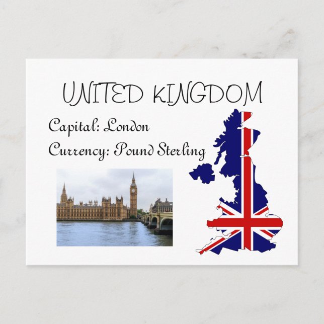 United Kingdom Postcard (Front)