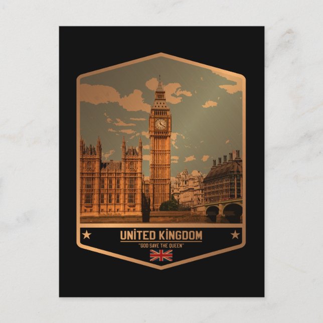 United Kingdom Postcard (Front)